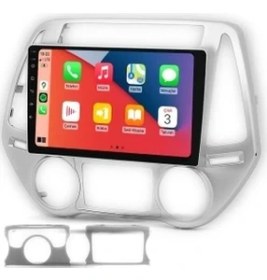 Resim Hyundai I20 2013-2014 4gb Ram 64GB Hafıza 8 Çekirdek Carplay Kamera Android Multimedya 