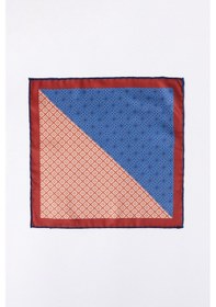 Resim AC&Co / Altınyıldız Classics Erkek Lacivert-bordo Desenli Mendil Lacivert - Bordo 