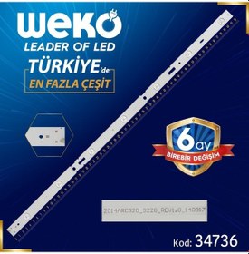 Resim Grundig G32L-6532-4B 2014Arc320 Led Bar Takımı 