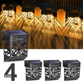 Resim Greentech GT-SL22 Güneş Enerjili Duvar ve Çit LED Aydınlatma 4 Adet 