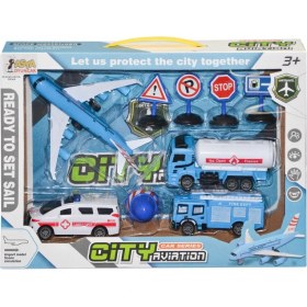 Resim Asya Oyuncak 15596-7756S-307AB Çek Bırak Havalimanı Oyun Seti 