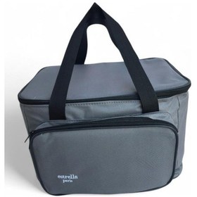 Resim Nova Termos Çanta Isı Yalıtımlı Termal Kamp Piknik Çanta Gri Gri 