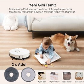 Resim Xiaomi Vacuum S40 Pro Robot Süpürge Mop Pedi / Bezi 2 Adet 