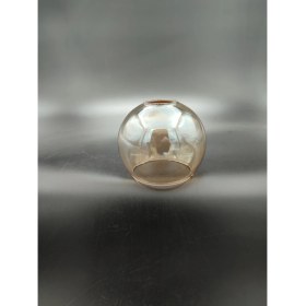 Resim Küçük Avize Camı.düz Bal RENKTE.(ÇAP:10.00CM-DUY YUVASI:3.00CM)MUM Ampule Göre(E.14) 