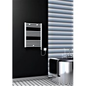 Resim Radiva Haiti Elektrikli Havlupan 300 Watt 600 x 700 cm Düz Beyaz (On/off Düğmeli) 