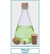 Resim İSOLAB 051.23.017 tıpa - mantar - 50.5 x 59.5 mm çap - 45 mm H (1 