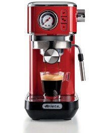 Resim Ariete Moderna Slim Espresso Kahve Makinesi KÄ±rmÄ±zÄ± 1381/33 