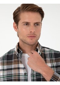 Resim Pierre Cardin Erkek Kahverengi Gömlek Desenli 50292889-vr029 Kahverengi Kahverengi 