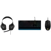 Resim Logitech G213 Klavye + G332 Kulaklık + G102 Lightsync Mouse Oyuncu Set 