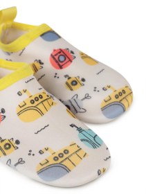 Resim Civil Boys Denizaltı Baskılı Tabanlı 20-24 Numara Deniz Ayakkabısı - Bej - Taş Rengi / 20 Numara 