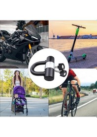 Resim Jokmae Çok Renkli Ü Şeklinde Motosiklet Akü Kilit, Fren Koruma Ve Hırsızlık Önleyici Çok Renkli 