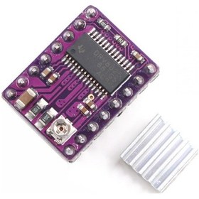 Resim DRV8825 Step Motor Sürücü Modül + Soğutucu 32 Adım 1.5A 3D Yazıcı Robot CNC Reprap MKS GEN Ramps Prusa Mendel Ultimaker 