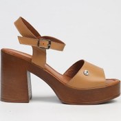 Resim Pierre Cardin Pc-7229 - 3807 Taba-kadın Dolgu Topuk Ayakkabı 001 