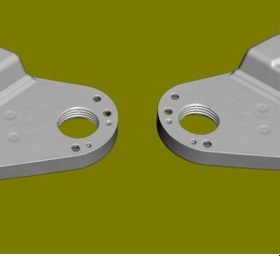Resim Mercedes Far Bağlantı Braketi Sol+sağ 