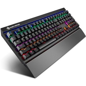 Resim Magic Refiner Mk15 Oyun Mekanik Klavyesi 108 Tuş N Tuş Rollover Kablolu Klavye Yüzen Tuş Başlıkları 