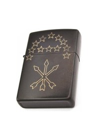 Resim Çerkes Adige Bayrak Figürlü Benzinli Çakmak 