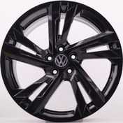 Resim R1 Wheels 17 inç 5*100 ET40 Siyah Jant Takımı (J-1088) 