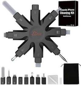 Resim 8 in 1 Çok Fonksiyonlu Macbook, Airpods, Telefon, Tablet, Klavye, Kulaklık, Laptop Temizleme Kiti 