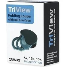 Resim TeknoKapsül Tv-15 Triview Katlanır (5 X/10 X/15 x Büyütme) 