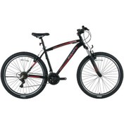 Resim MTS 4600 21 Vites 26 Jant V-Fren MTB 18" 46 CM Siyah Kırmızı Dağ Bisikleti Siyah Bisan