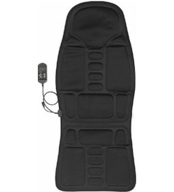 Resim Rogfer 7 Masaj Başlıkları 8 Mod Araba / Ev Çok Fonksiyonlu Tüm Vücut Servikal Masaj Koltuk Minderi, Fiş Tipi: Ab Fiş Siyah AB Fiş 