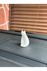 Resim 3dbaydesign Yeni Trend Sallanan Kedi Torpido Aksesuarı (beyaz) 