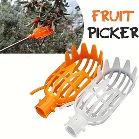 Resim 1 adet Teleskopik Meyve Toplayıcı Başlık Sepeti - Portakal ve Loquat Toplayıcı, Yüksek Eğimli Bayberry Toplama Aracı, Dayanıklı Plastik Yakalayıcı ile Verimli Bahçe Bakımı, Bahçe Aracı Aksesuarı | Kolay Ulaşım Meyve Toplayıcı | Taşınabilir Meyve Toplayıcı 