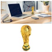 Resim Ximistore9 Altın Kupası Replikası, Reçine Malzeme Futbol Şampiyonu Trofé, 13cm Somut, Fanatik Hatıra, Ev Dekorasyonu 