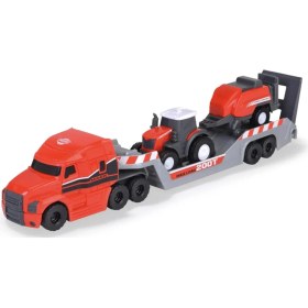 Resim Toys Dickie Massey Ferguson Mikro Çiftlik Kamyonu, Traktör ve Römorklu 203735004 