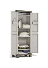 Resim 2 Kapılı 5 Bölmeli Banyo Mutfak Balkon Plastik Dolap Kiler Diğer 