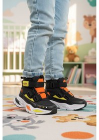 Resim Pepino Siyah Cırlı İçi Kürklü Kaymaz Soğuğa Dirençli Erkek Çocuk Bot 2087 P Siyah 