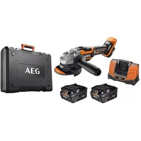 Resim Aeg BEWS 18-115BL-502C 18V 5Ah Çift Akülü Taşlama Makinesi 