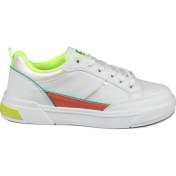 Resim Jump 27792 Beyaz - Neon Yeşil Kadın Sneaker Günlük Spor Ayakkabı 