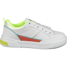 Resim Jump 27792 Beyaz - Neon Yeşil Kadın Sneaker Günlük Spor Ayakkabı 