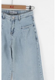 Resim Nk Kids Kız İspanyol Pantolon 25ynk58708 Mavi 