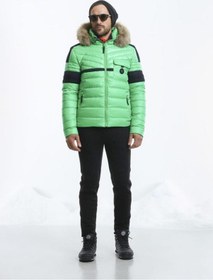 Resim Poivre Blanc Erkek Şişme Mont (507372459)-Yeşil-L 