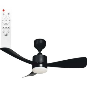 Resim Helios Opto HS-9304 70 W 3 Pervaneli Kumandalı Tavan Vantilatörü Siyah 
