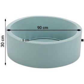 Resim 85x30 Cm Sünger Top Havuzu Mint 