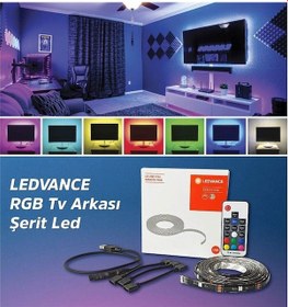 Resim Ledvance Tv Arkası Rgb Şerit Led 2,5M 