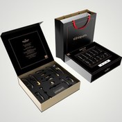 Resim xShopum 12 Parça Altın Siyah Çiftler Seti Queen S Luxury Collection 