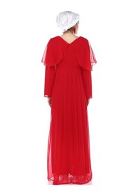 Resim Modalabio Moda Labio- Babyshower Tesettür Melek Hamile Elbisesi Kırmızı 