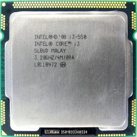 Resim Intel Core i3 550 3,2 GHz 4 MB Cache 1156 Pin İşlemci 