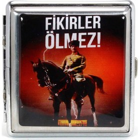 Resim Atatürk Fikirler Ölmez Sigara Tabakası 