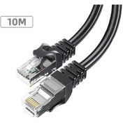 Resim Essager RJ45 Ethernet Kablosu CAT6 1000Mbps 10 Metre - Yuvarlak Tel Round Wire 