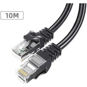 Resim Essager RJ45 Ethernet Kablosu CAT6 1000Mbps 10 Metre - Yuvarlak Tel Round Wire 