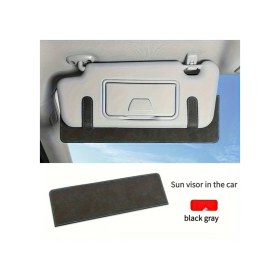 Resim Fochsia Otomobil Güneşlik Uzatma Paneli Sürücü Yolcu Yanı Güneşlik Emniyet Kelepçeli Siyah 