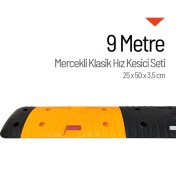 Resim İleri Trafik Mercekli Klasik Hız Kesici, Yol Kasisi 9 Metre 