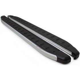 Resim Omsa Line Peugeot 2008 Yan Basamak 2020 Sonrası Proside Mat Alüminyum Alınlı Yan Koruma Basamak 