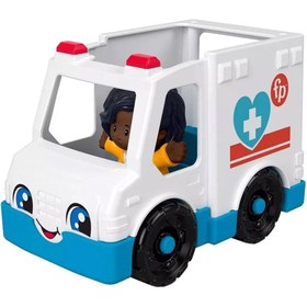 Resim Fisher Price Little People Araçlar - Ambulans GGT33-GWD13 