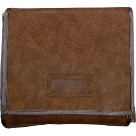 Resim Deri Kumaş Kahve Renk 80/76 Cm Üçlü Set Rulo Seyahat Çantası 